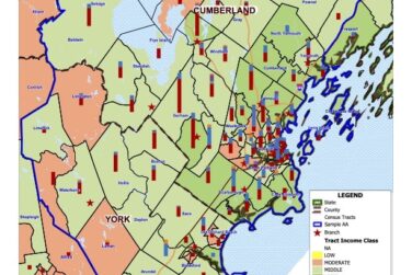 MAP-SampleAA with Loan Distribution- Located by Tract