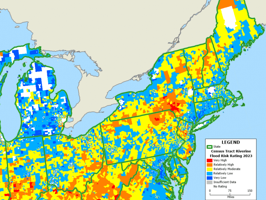 Climate risk map demo - GeoDataVision